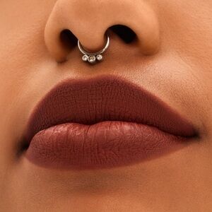 M.A.C COSMETICS Locked Kiss 24HR Lipstick In Sophistry (Deep Warm Brown)